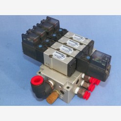 SMC 4-valve block NVZS2150-5LZ 